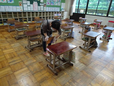 消毒ボランティアについて