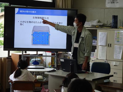 ４年生　浄水場の学習